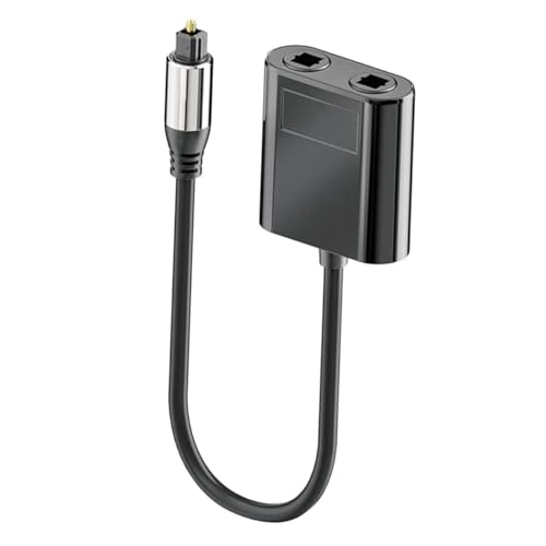 POPETPOP Audio-splitter Stecker Teilt Splitter Für Audiokabel Optischer Kabelverteiler Glasfaser-splitter Optischer Splitter Leichter Audiosplitter Abs Black POPETPOP Audio-splitter Stecker Teilt Splitter Für Audiokabel Optischer Kabelverteiler Glasfaser-splitter Optischer Splitter Leichter Audiosplitter Abs Black von POPETPOP
