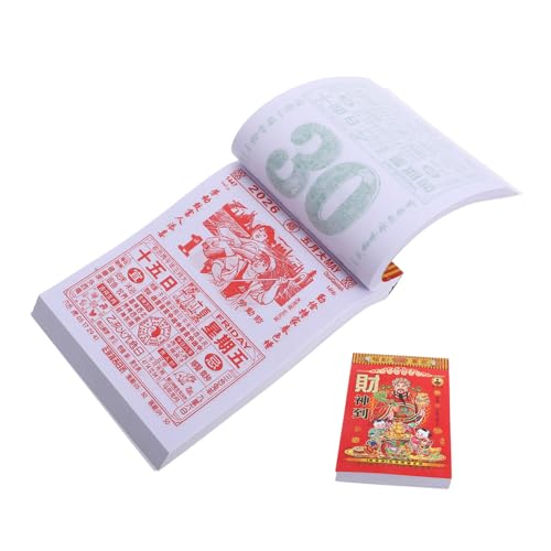 POPETPOP Chinesischer Tageskalender 2026: Jahr Der Pferde. Chinesischer Wandkalender. Frühlingsfest. Mondjahr. Traditioneller Hängekalender Für Das Homeoffice. Neujahrsdekor. POPETPOP Chinesischer Tageskalender 2026: Jahr Der Pferde. Chinesischer Wandkalender. Frühlingsfest. Mondjahr. Traditioneller Hängekalender Für Das Homeoffice. Neujahrsdekor. von POPETPOP