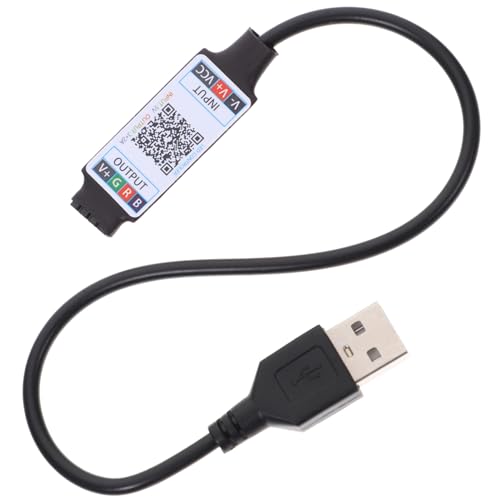 POPETPOP -Controller Smart Controller für Lichtschlauch Mini-RGB-Wireless-Controller drahtlose LED-Streifenlichtsteuerung Lichtleistensteuerung Legierung Black POPETPOP -Controller Smart Controller für Lichtschlauch Mini-RGB-Wireless-Controller drahtlose LED-Streifenlichtsteuerung Lichtleistensteuerung Legierung Black von POPETPOP