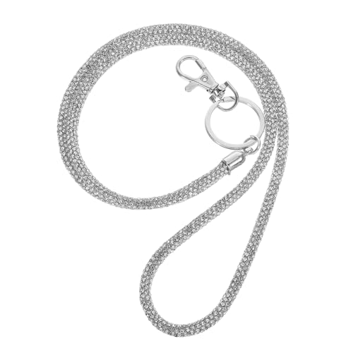POPETPOP Dekoratives Ausweis Schlüsselband mit Strass Multifunktionales Handy Lanyard Leicht und Langlebig für Id Karten Smartphones und Schlüssel Frauen POPETPOP Dekoratives Ausweis Schlüsselband mit Strass Multifunktionales Handy Lanyard Leicht und Langlebig für Id Karten Smartphones und Schlüssel Frauen von POPETPOP