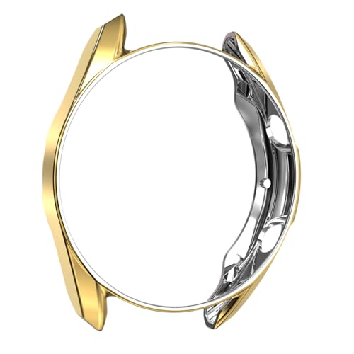 POPETPOP Fall Protektor Klar Betrachten Stoßfängerschutz Smarte Uhren Lünettenabdeckung Hülse Wasserdicht Beschützer Uhrengehäuse Tauschen 3 Lünette Smartwatch Golden TPU POPETPOP Fall Protektor Klar Betrachten Stoßfängerschutz Smarte Uhren Lünettenabdeckung Hülse Wasserdicht Beschützer Uhrengehäuse Tauschen 3 Lünette Smartwatch Golden TPU von POPETPOP