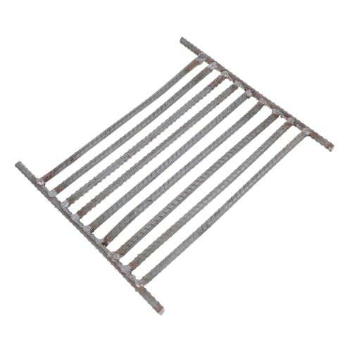 POPETPOP Grillrost Feuerstelle Zubehör Metallgitter Feuerholzregal Feuerrost grill ersatz roste Brennholzhalter Brennholzregal für den Innenbereich Kaminrost Bewehrung Grey POPETPOP Grillrost Feuerstelle Zubehör Metallgitter Feuerholzregal Feuerrost grill ersatz roste Brennholzhalter Brennholzregal für den Innenbereich Kaminrost Bewehrung Grey von POPETPOP