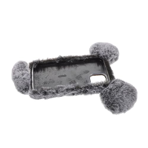 POPETPOP Handyhülle Cartoon Hülle Für Frauen Mädchen Süße Handyhülle Flauschige Häschen Hülle Schutzhülle Für Handy Kaninchenfell Hülle Handyhülle Kuscheltier Handyhülle Dunkelgrau Plüsch POPETPOP Handyhülle Cartoon Hülle Für Frauen Mädchen Süße Handyhülle Flauschige Häschen Hülle Schutzhülle Für Handy Kaninchenfell Hülle Handyhülle Kuscheltier Handyhülle Dunkelgrau Plüsch von POPETPOP