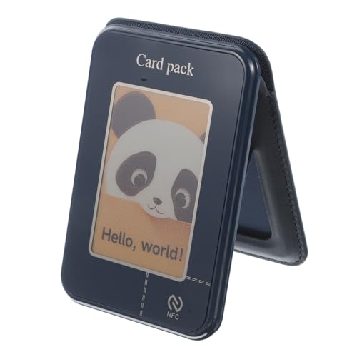 POPETPOP Magnetischer Halter Kartenhalter Für Handyhülle Handytasche Für Männer Handy -kreditkarteninhaber Handy-geldbörsenständer Klebrige Handytasche STK Blue von POPETPOP