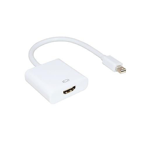 POPETPOP Mini Displayport zu Adapter Ultra Tragbar Goldbeschichtet Kompatibel pro Air Surface pro für Monitor Unterstützung von Audio Video von POPETPOP