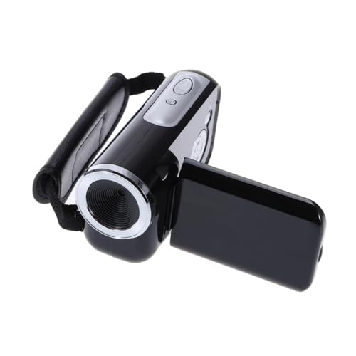 POPETPOP Mini Dv Kamera Camcorder Videokamera Digitalkamera Tragbarer Videorecorder Modekameras Vlog Kamera Videoaufzeichnungskameras Digitale Minikamera Festfokusobjektiv Schwarz von POPETPOP