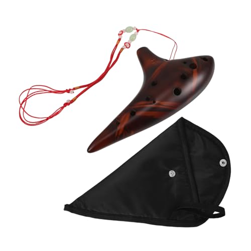 POPETPOP Musikinstrument Twelve-loch Alto C Key Ocarina Ac Keramik-tonflöte Ocarina Alto C Tone Instrument Für Anfänger Und Fortgeschrittene Spieler von POPETPOP