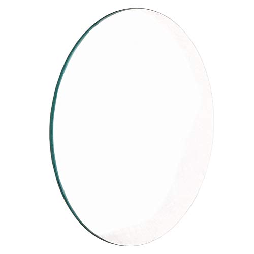 POPETPOP Nachttischregal zur Wandmontage Gläser Lehrmittel optisch optical spiegelfolie konvexe linse 50mm Doppelkonvexlinse runden Suite Experimentiergeräte einstellen 100mm Anzug aus Glas von POPETPOP