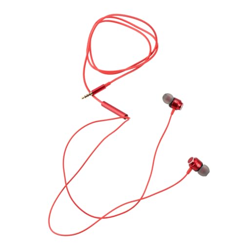 POPETPOP Ohrhörer Kopfhörer Für Ohrhörer Mikrofonstecker Kopfhörer Laufkopfhörer Ohrhörer Für Tablet Ohrhörer Für Telefon In Ear Ohrhörer In Ear Kopfhörer Ohrhörer Mit 35 Mm Stecker Rot POPETPOP Ohrhörer Kopfhörer Für Ohrhörer Mikrofonstecker Kopfhörer Laufkopfhörer Ohrhörer Für Tablet Ohrhörer Für Telefon In Ear Ohrhörer In Ear Kopfhörer Ohrhörer Mit 35 Mm Stecker Rot von POPETPOP