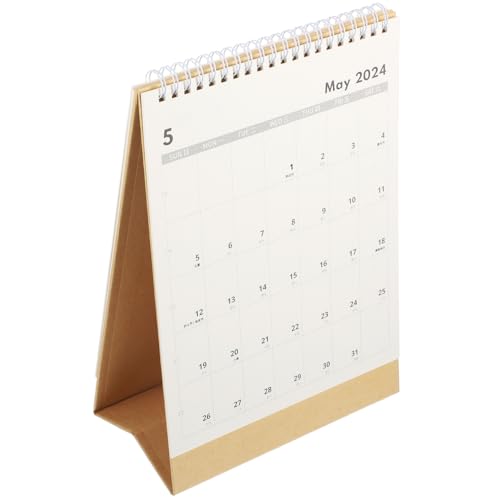 POPETPOP Schreibtischkalender Minimalistischer Tischkalender mit Stabilem Stand für Büro und Zuhause Design Einfacher POPETPOP Schreibtischkalender Minimalistischer Tischkalender mit Stabilem Stand für Büro und Zuhause Design Einfacher von POPETPOP