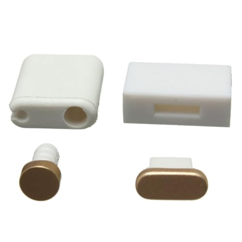 POPETPOP Staubschutzstecker Set Stecker Stopper Telefonstecker Kopfhörer Golden POPETPOP Staubschutzstecker Set Stecker Stopper Telefonstecker Kopfhörer Golden von POPETPOP
