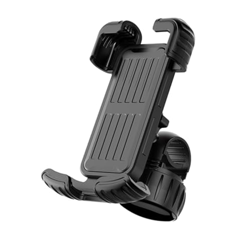 POPETPOP Stoßfester Und Rutschfester Handyständer Fahrrad Telefonhalterung Handyhalter Roller Telefonhalter REIT Telefonhalter Fahrrad Telefonhalter Lenker Telefonhalter Schwarz PC von POPETPOP