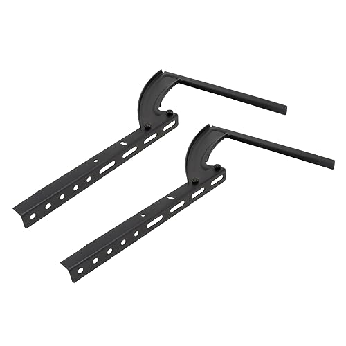 POPETPOP TV -Rack -Basis Fernseher Halterung Fernsehständer aus Metall TV -Standbasis Ersatzbasis für TV-Ständer tv ersatzständer ständer Halter tv Schwarz von POPETPOP