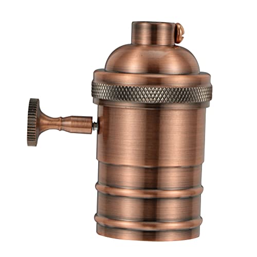 POPETPOP Vintage Lampenfassung Retro Lampensockel für DIY Pendelleuchten Antik Design Einfach zu Installieren Kompatibel mit Edison Glühbirnen von POPETPOP