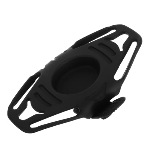 POPETPOP handyhalter LED-Leuchten fürs Fahrrad Flaschenhalter aus Carbon Zubehör für Elektrofahrräder Telefonhalter Fahrradhalterung Motorrad telefonhalter Kieselgel Black von POPETPOP
