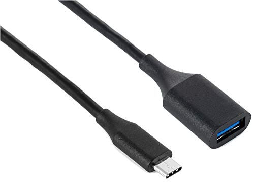 POPPSTAR USB C Kabel 3.1 Gen 1 Adapterkabel Typ C Male zu USB 3.0 Typ A Female, bis zu 5 Gbit/s Übertragungsrate, Kabellänge 20cm von POPPSTAR