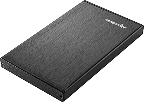 Poppstar SE50 UASP Festplattengehäuse 2,5 Zoll, SATA 3, schwarz von POPPSTAR