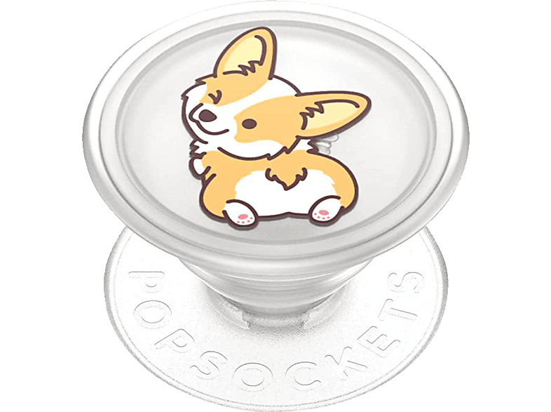 POPSOCKETS PlantCore Grip Cheeky Corgi Handyhalterung, Mehrfarbig von POPSOCKETS