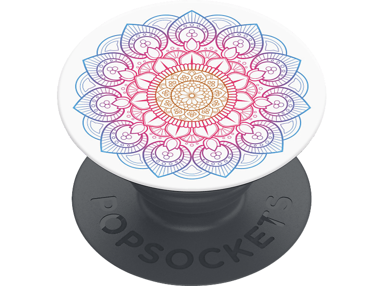 POPSOCKETS PopGrip Basic Rainvow Mandala Handyhalterung, Mehrfarbig von POPSOCKETS