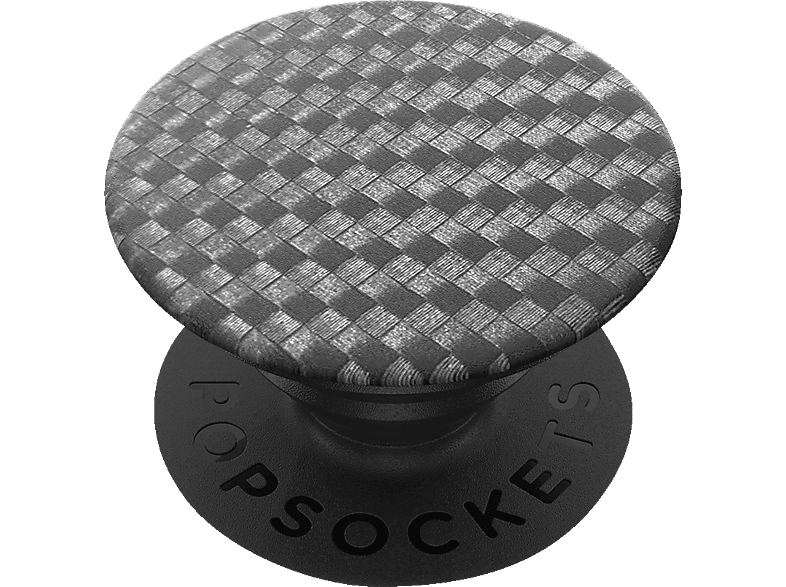 POPSOCKETS PopGrip Carbonite Weave Handyhalterung, Mehrfarbig von POPSOCKETS