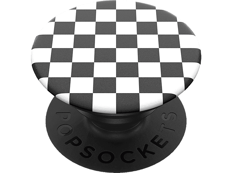 POPSOCKETS PopGrip Checker Black Handyhalterung, Mehrfarbig von POPSOCKETS