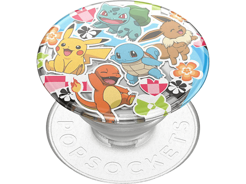 POPSOCKETS PopGrip Pokémon Multi Transparent Handyhalterung, Mehrfarbig von POPSOCKETS