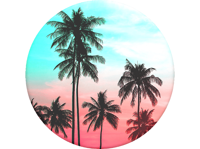 POPSOCKETS PopGrip Tropical Sunset Handyhalterung, Mehrfarbig von POPSOCKETS