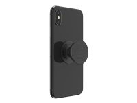 PopSockets Pebbled Vegan, E-Buchleser, Handy/Smartphone, Tablet/UMPC, Passive Halterung, Auto, Indoor, Outdoor, Schwarz von POPSOCKETS