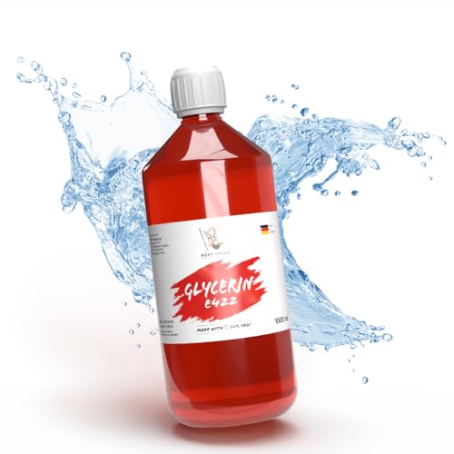 POPY TRADE 1000ml pflanzliches Glycerin VG E422 I 99,5% Pharmaqualität I Ideal für Diffusoren, Vernebler & Nebelmaschinen sowie Hautpflege & DIY-Projekte POPY TRADE 1000ml pflanzliches Glycerin VG E422 I 99,5% Pharmaqualität I Ideal für Diffusoren, Vernebler & Nebelmaschinen sowie Hautpflege & DIY-Projekte von POPY