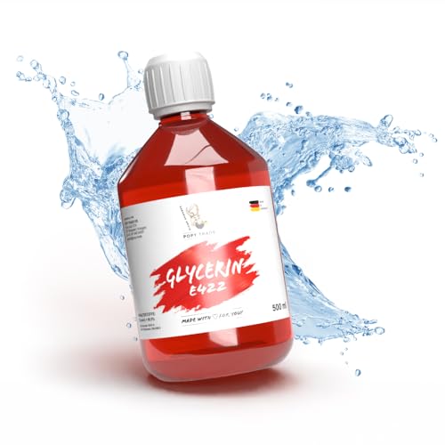 POPY TRADE 500ml pflanzliches Glycerin VG E422 I 99,5% Pharmaqualität I Ideal für Diffusoren, Vernebler & Nebelmaschinen sowie Hautpflege & DIY-Projekte POPY TRADE 500ml pflanzliches Glycerin VG E422 I 99,5% Pharmaqualität I Ideal für Diffusoren, Vernebler & Nebelmaschinen sowie Hautpflege & DIY-Projekte von POPY