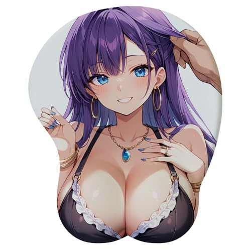 Anime Waifu Japanisches Manga-Mädchen 3D Gaming-Mauspad, stereoskopisches Mauspad mit weicher Auflage aus Stoff Anime Waifu Japanisches Manga-Mädchen 3D Gaming-Mauspad, stereoskopisches Mauspad mit weicher Auflage aus Stoff von PORNHUX
