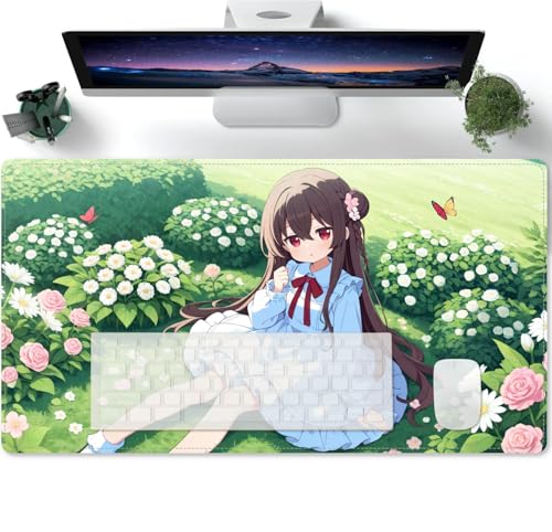 PORNHUX Large Anime Süßes Mädchen XL Mouse Pad - Desk Mat - Gaming Mat Pad - Rubber Base for Stable Grip on Smooth Surfaces - Table Pad 600x300x3mm PORNHUX Large Anime Süßes Mädchen XL Mouse Pad - Desk Mat - Gaming Mat Pad - Rubber Base for Stable Grip on Smooth Surfaces - Table Pad 600x300x3mm von PORNHUX