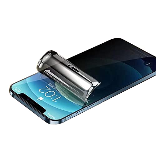 [2 Stück] Schutzfolie Privacy Blickschutz-Folie für Samsung Galaxy S21 FE 5G (KEIN GLAS) 3D Nano-Tech Folie [Hohe Empfindlichkeit] [Nicht gehärtete Folie] [Anti-Kratzer] Anti-Spy Displayschutzfolie von PORRVDP