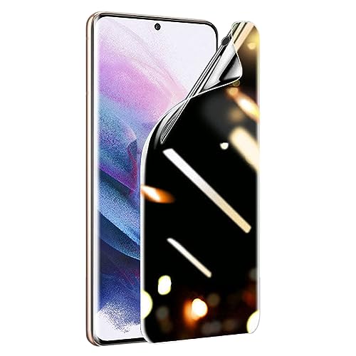 PORRVDP [2 Stück] Schutzfolie Privacy Blickschutz-Folie für Xiaomi Mi 11/11 Ultra/Mi 11 Pro (KEIN GLAS) 3D Nano-Tech Folie [Hohe Empfindlichkeit] [Nicht gehärtete Folie] Anti-Spy Displayschutzfolie von PORRVDP