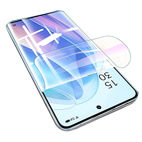 PORRVDP [2 Stück] Schutzfolie für Oppo Reno8 5G/Oppo RENO8 T (KEIN Glas) 3D Nano-Tech Folie [100% Fingerabdrucksensor] [Hohe Empfindlichkeit] [HD Klar] [Anti-Kratzer] Transparente Displayschutzfolie von PORRVDP