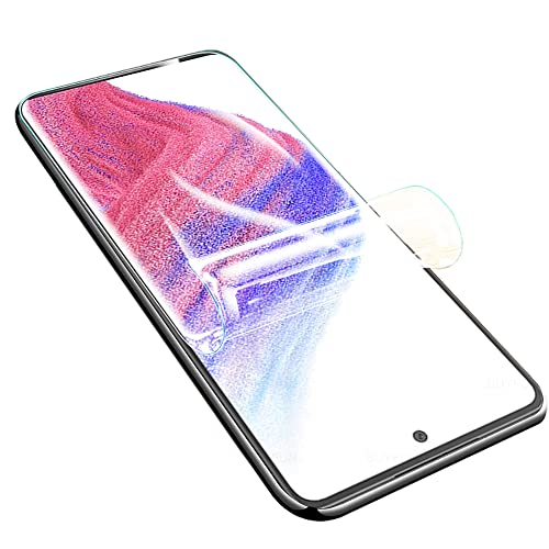PORRVDP [2 Stück] Schutzfolie für Samsung Galaxy A51 5G (KEIN GLAS) 3D Nano-Tech Folie [100% Fingerabdrucksensor] [Hohe Empfindlichkeit] [HD Klar] [Anti-Kratzer] Transparente Displayschutzfolie von PORRVDP