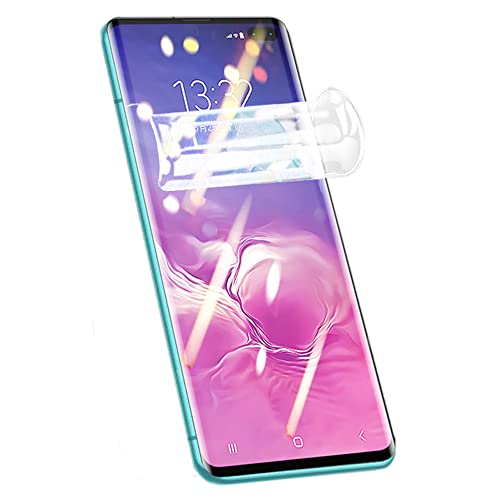 PORRVDP [2 Stück] Schutzfolie für Samsung Galaxy S10e (KEIN GLAS) 3D Nano-Tech Folie [100% Fingerabdrucksensor] [Hohe Empfindlichkeit] [HD Klar] [Anti-Kratzer] Transparente Displayschutzfolie von PORRVDP