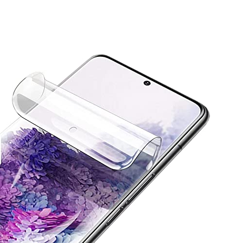 PORRVDP [2 Stück] Schutzfolie für Samsung Galaxy S20 FE 2022 (KEIN GLAS) 3D Nano-Tech Folie [100% Fingerabdrucksensor] [Hohe Empfindlichkeit] [HD Klar] [Anti-Kratzer] Transparente Displayschutzfolie von PORRVDP