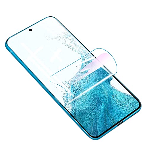 PORRVDP [2 Stück] Schutzfolie für Samsung Galaxy S21 5G (KEIN GLAS) 3D Nano-Tech Folie [100% Fingerabdrucksensor] [Hohe Empfindlichkeit] [HD Klar] [Anti-Kratzer] Transparente Displayschutzfolie von PORRVDP