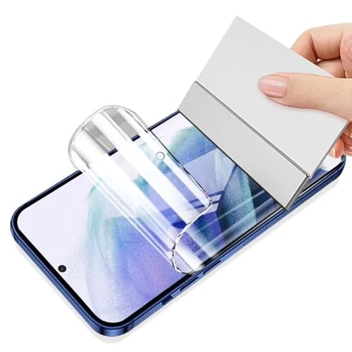 PORRVDP [2 Stück] Schutzfolie für Samsung Galaxy S23 Plus 5G (KEIN GLAS) 3D Nano-Tech Folie [100% Fingerabdrucksensor] [Hohe Empfindlichkeit] [HD Klar] [Anti-Kratzer] Transparente Displayschutzfolie von PORRVDP