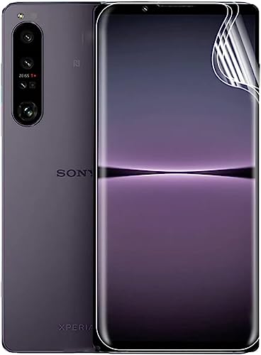 PORRVDP [2 Stück] Schutzfolie für Sony Xperia 1 V (KEIN GLAS) 3D Nano-Tech Folie [100% Fingerabdrucksensor] [Hohe Empfindlichkeit] [HD Klar] [Anti-Kratzer] Transparente Displayschutzfolie von PORRVDP