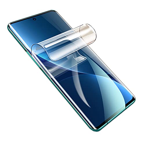 PORRVDP [2 Stück] Schutzfolie für Xiaomi 12 Pro (KEIN GLAS) 3D Nano-Tech Folie [100% Fingerabdrucksensor] [Hohe Empfindlichkeit] [HD Klar] [Anti-Kratzer] Transparente Displayschutzfolie von PORRVDP