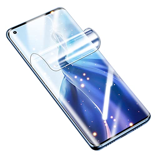 PORRVDP [2 Stück] Schutzfolie für Xiaomi Mi 10 Ultra (KEIN GLAS) 3D Nano-Tech Folie [100% Fingerabdrucksensor] [Hohe Empfindlichkeit] [HD Klar] [Anti-Kratzer] Transparente Displayschutzfolie von PORRVDP