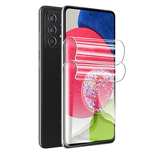 PORRVDP [2 Stück] Schutzfolie für Xiaomi Poco F5 5G (KEIN Glas) 3D Nano-Tech Folie [100% Fingerabdrucksensor] [Hohe Empfindlichkeit] [HD Klar] [Anti-Kratzer] Transparente Displayschutzfolie von PORRVDP