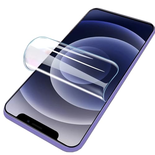 PORRVDP [2 Stück] Schutzfolie für iPhone 13 Mini (KEIN GLAS) 3D Nano-Tech Folie [100% Fingerabdrucksensor] [Hohe Empfindlichkeit] [HD Klar] [Anti-Kratzer] Transparente Displayschutzfolie von PORRVDP