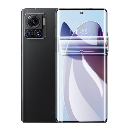 PORRVDP Displayschutzfolie aus Hydrogel für Motorola Edge 40 5G 6.55", 2 Stück weiche TPU-Schutzfolie, transparent Displayschutzfolien [kein gehärtetes Glas] [hohe Empfindlichkeit] von PORRVDP