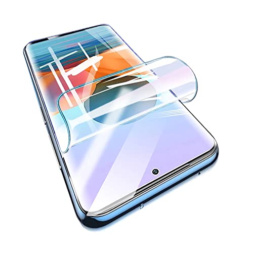 PORRVDP Hydrogel-Displayschutzfolie für Xiaomi Redmi Note 10 Pro, 2 Stück, transparent, weich, Displayschutzfolien [kein gehärtetes Glas] [hohe Empfindlichkeit] [Clear HD] von PORRVDP