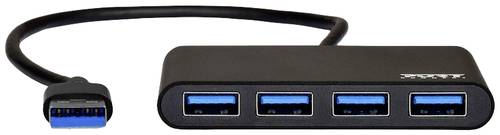 PORT Designs 900121 4 Port USB 3.2 Gen 1-Hub (USB 3.0) Schwarz von PORT DESIGNS