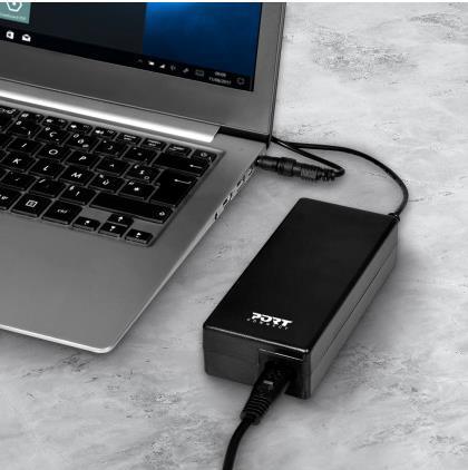 Port Designs 900093-HP Netzteil & Spannungsumwandler Indoor 90 W Schwarz (900093-HP) von PORT DESIGNS