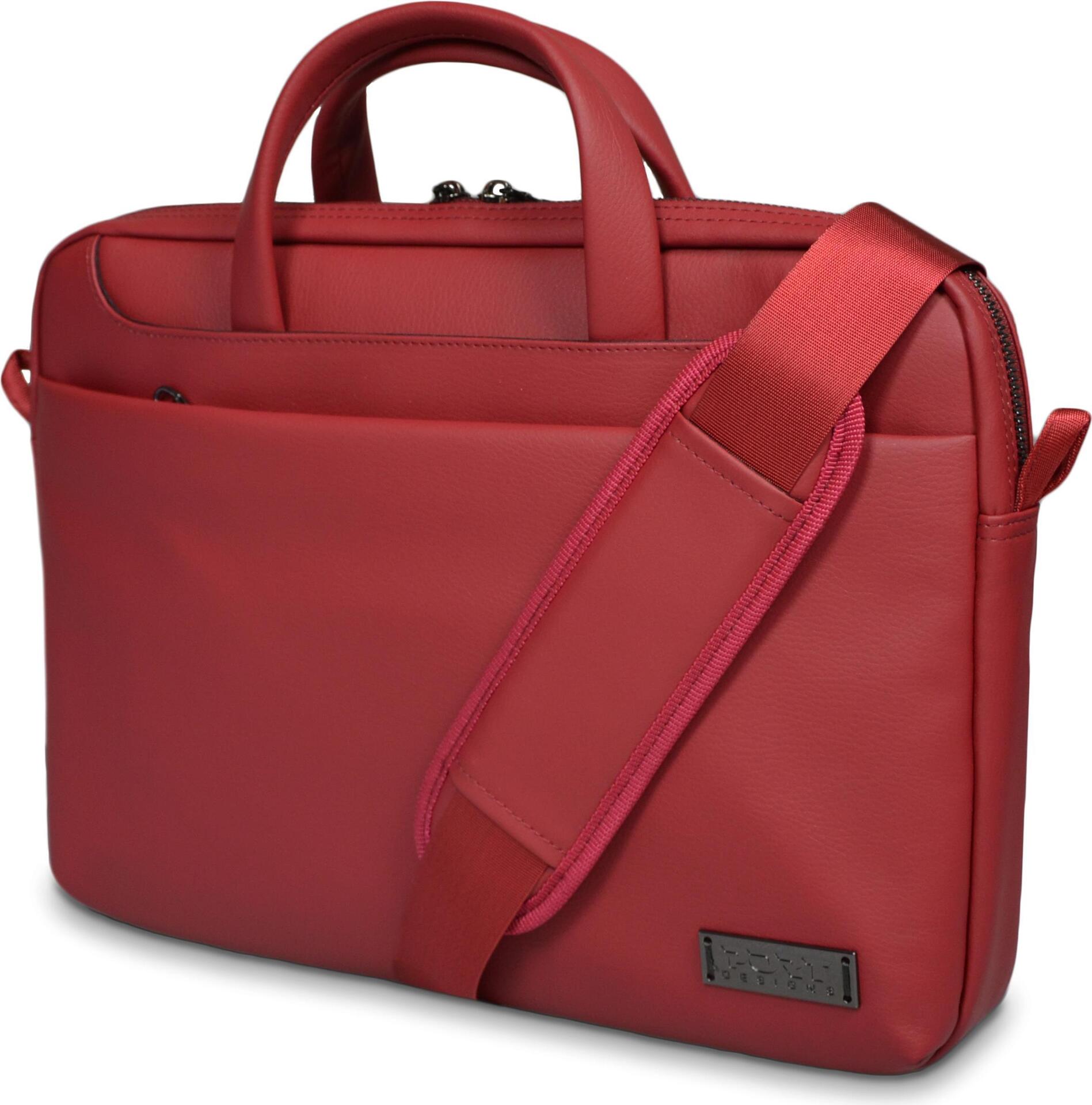 Port Designs ZURICH TL 14/15.6 RED Simili-leather notebook case (110312) von PORT DESIGNS